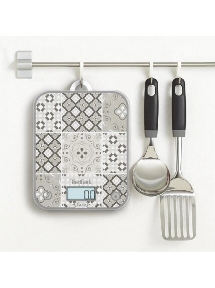 TEFAL Electronic Kitchen Scale | Optiss BC50D6V0 | Graduation 0.5/1 g | Display type LCD | Mozaic Decor 3 TEFAL Electronic Kitchen Scale | Optiss BC50D6V0 | Graduation 0.5/1 g | Display type LCD | Mozaic Decor 3