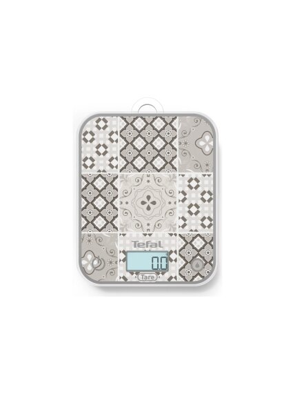 TEFAL Electronic Kitchen Scale | Optiss BC50D6V0 | Graduation 0.5/1 g | Display type LCD | Mozaic Decor