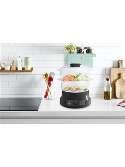TEFAL | Food Steamer | VC139810 | Black | 800 W | Capacity 6 L | Number of baskets 2 1