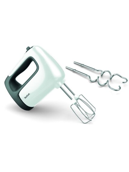 TEFAL | Hand mixer | HT460138 Prep'Mix | 500 W | Hand Mixer | Number of speeds 5 | Turbo mode | White/Grey 5