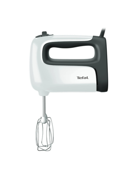 TEFAL | Hand mixer | HT460138 Prep'Mix | 500 W | Hand Mixer | Number of speeds 5 | Turbo mode | White/Grey TEFAL | Hand mixer | HT460138 Prep'Mix | 500 W | Hand Mixer | Number of speeds 5 | Turbo mode | White/Grey