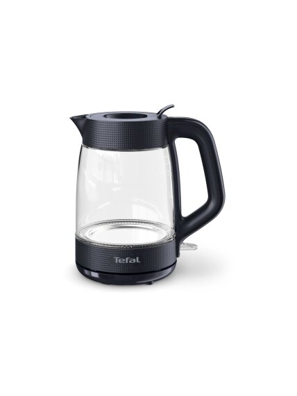 TEFAL Kettle | KO2G08E0 | 2000 W | Electric | 1.7 L | Heat-resistant glass | 360° rotational base | Black/Transparent 1 TEFAL Kettle | KO2G08E0 | 2000 W | Electric | 1.7 L | Heat-resistant glass | 360° rotational base | Black/Transparent 1