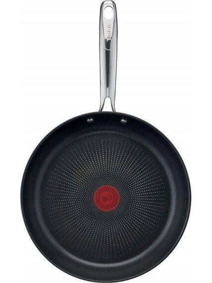 TEFAL Pan | G7320434 Duetto+ | Frying | Diameter 24 cm | Suitable for induction hob | Fixed handle | Black/Silver 1