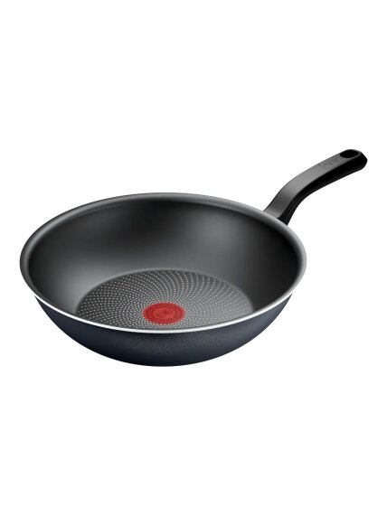 TEFAL Pan | H0561942 | Wok | Diameter 28 cm | Suitable for induction hob | Fixed handle | Black TEFAL Pan | H0561942 | Wok | Diameter 28 cm | Suitable for induction hob | Fixed handle | Black