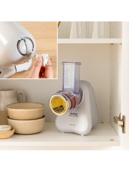 TEFAL Vegetable slicer | Fresh Express DN853BE0 | Light Gray | 150 W 6