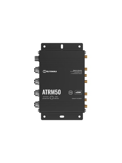 Teltonika 5G Router for Transportation | ATRM50 | 802.11ac | 10/100/1000 Mbit/s | Ethernet LAN (RJ-45) ports 3 | Mesh Support Yes | MU-MiMO Yes | 5G | Antenna type 4 x SMA for Mobile, 2 x RP-SMA for Wi-Fi, 1 x SMA for GNNS 1 Teltonika 5G Router for Transportation | ATRM50 | 802.11ac | 10/100/1000 Mbit/s | Ethernet LAN (RJ-45) ports 3 | Mesh Support Yes | MU-MiMO Yes | 5G | Antenna type 4 x SMA for Mobile, 2 x RP-SMA for Wi-Fi, 1 x SMA for GNNS 1
