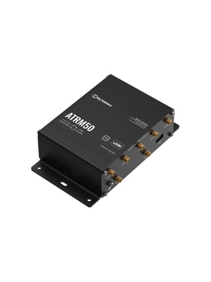 Teltonika 5G Router for Transportation | ATRM50 | 802.11ac | 10/100/1000 Mbit/s | Ethernet LAN (RJ-45) ports 3 | Mesh Support Yes | MU-MiMO Yes | 5G | Antenna type 4 x SMA for Mobile, 2 x RP-SMA for Wi-Fi, 1 x SMA for GNNS 2 Teltonika 5G Router for Transportation | ATRM50 | 802.11ac | 10/100/1000 Mbit/s | Ethernet LAN (RJ-45) ports 3 | Mesh Support Yes | MU-MiMO Yes | 5G | Antenna type 4 x SMA for Mobile, 2 x RP-SMA for Wi-Fi, 1 x SMA for GNNS 2