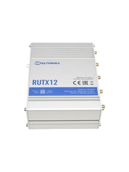 Teltonika RUTX122 Dual LTE Cat 6 Router (RUTX12200000) | Teltonika Teltonika RUTX122 Dual LTE Cat 6 Router (RUTX12200000) | Teltonika