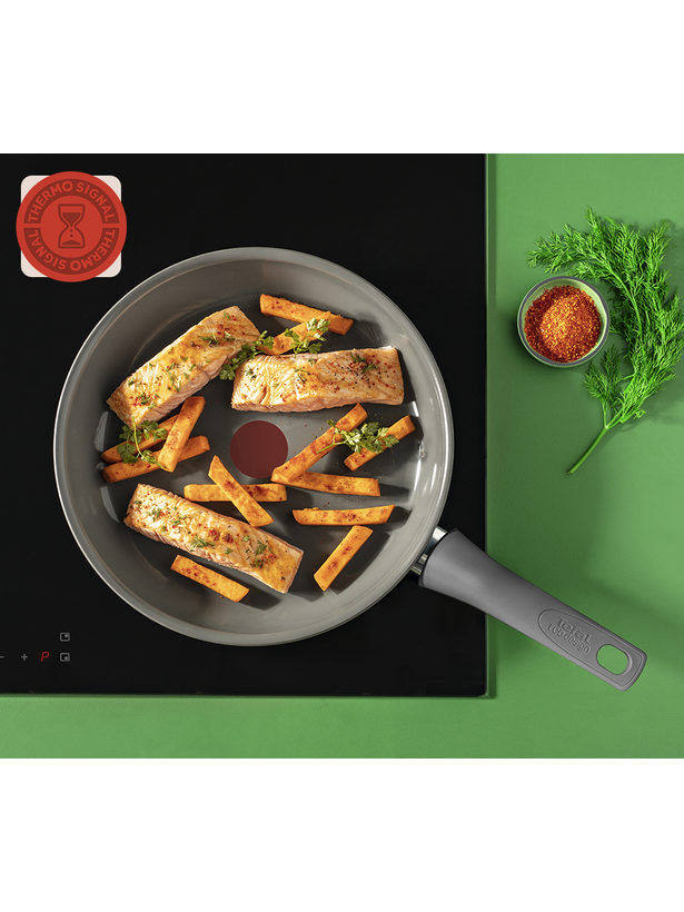 TEFAL Pan | C4260443 | Frying | Diameter 24 cm | Suitable for induction hob | Fixed handle | Grey 2