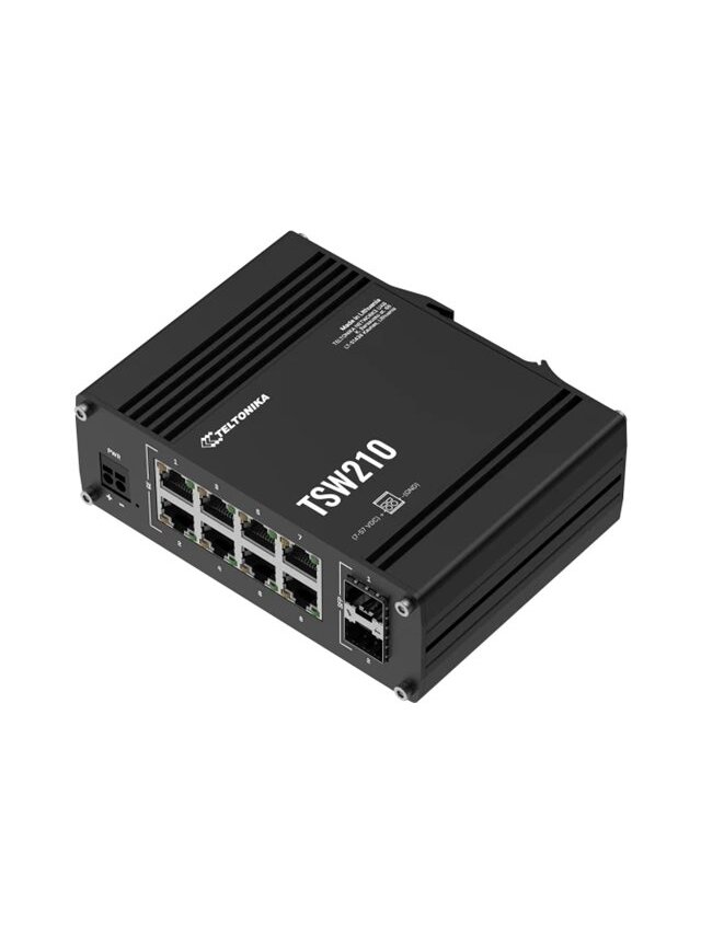 Teltonika Switch 8 GbE, 2 SFP ports | TSW210
