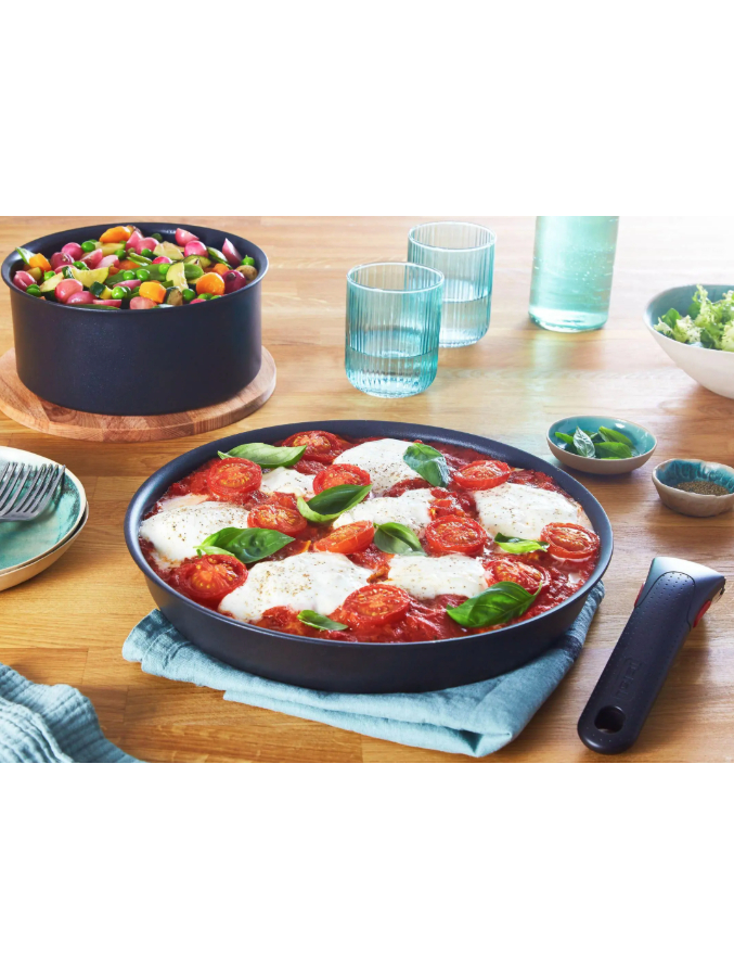 TEFAL Pot Set, 4 pcs | L7649453 Ingenio Ultimate | 16/18/20 cm | Aluminum | Black 2 TEFAL Pot Set, 4 pcs | L7649453 Ingenio Ultimate | 16/18/20 cm | Aluminum | Black 2