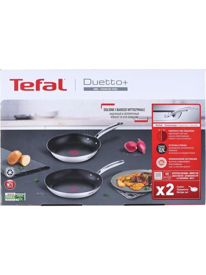 Tefal Duetto+ 2-piece pan set | TEFAL 5 Tefal Duetto+ 2-piece pan set | TEFAL 5