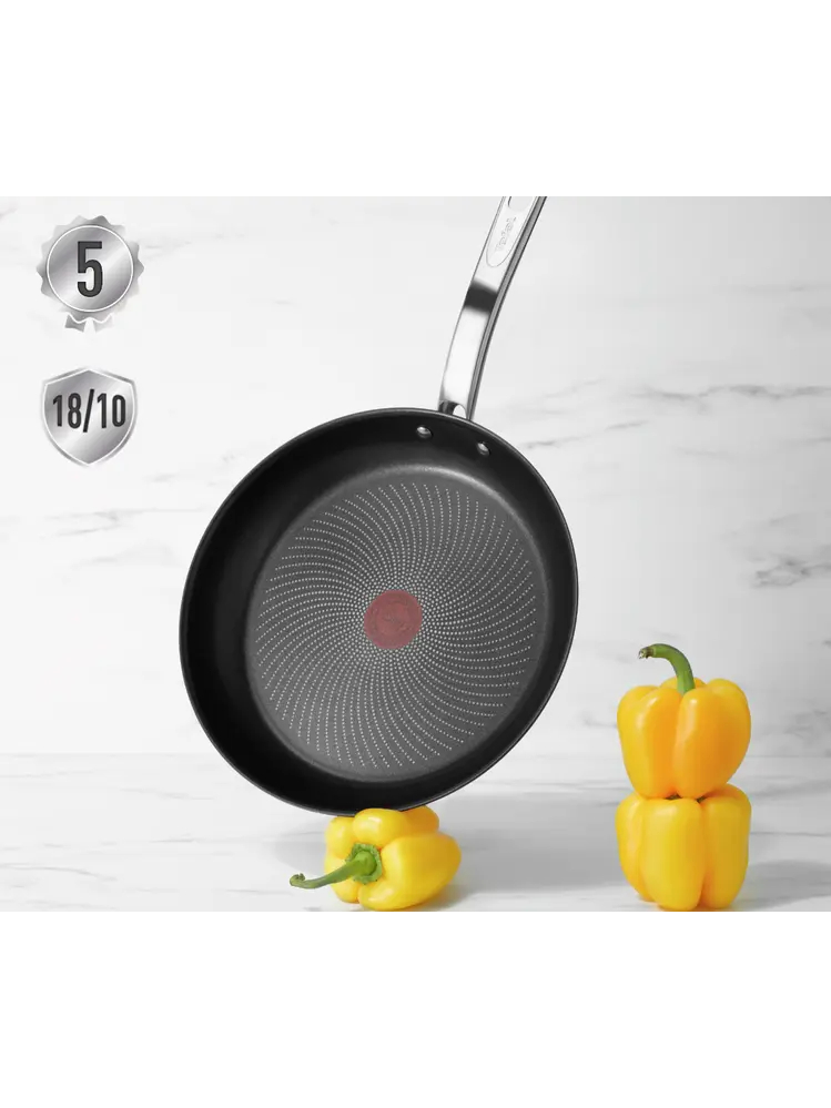 TEFAL | Frying Pan | B8170444 Intuition | Frying | Diameter 24 cm | Suitable for induction hob | Fixed handle | Black 2 TEFAL | Frying Pan | B8170444 Intuition | Frying | Diameter 24 cm | Suitable for induction hob | Fixed handle | Black 2