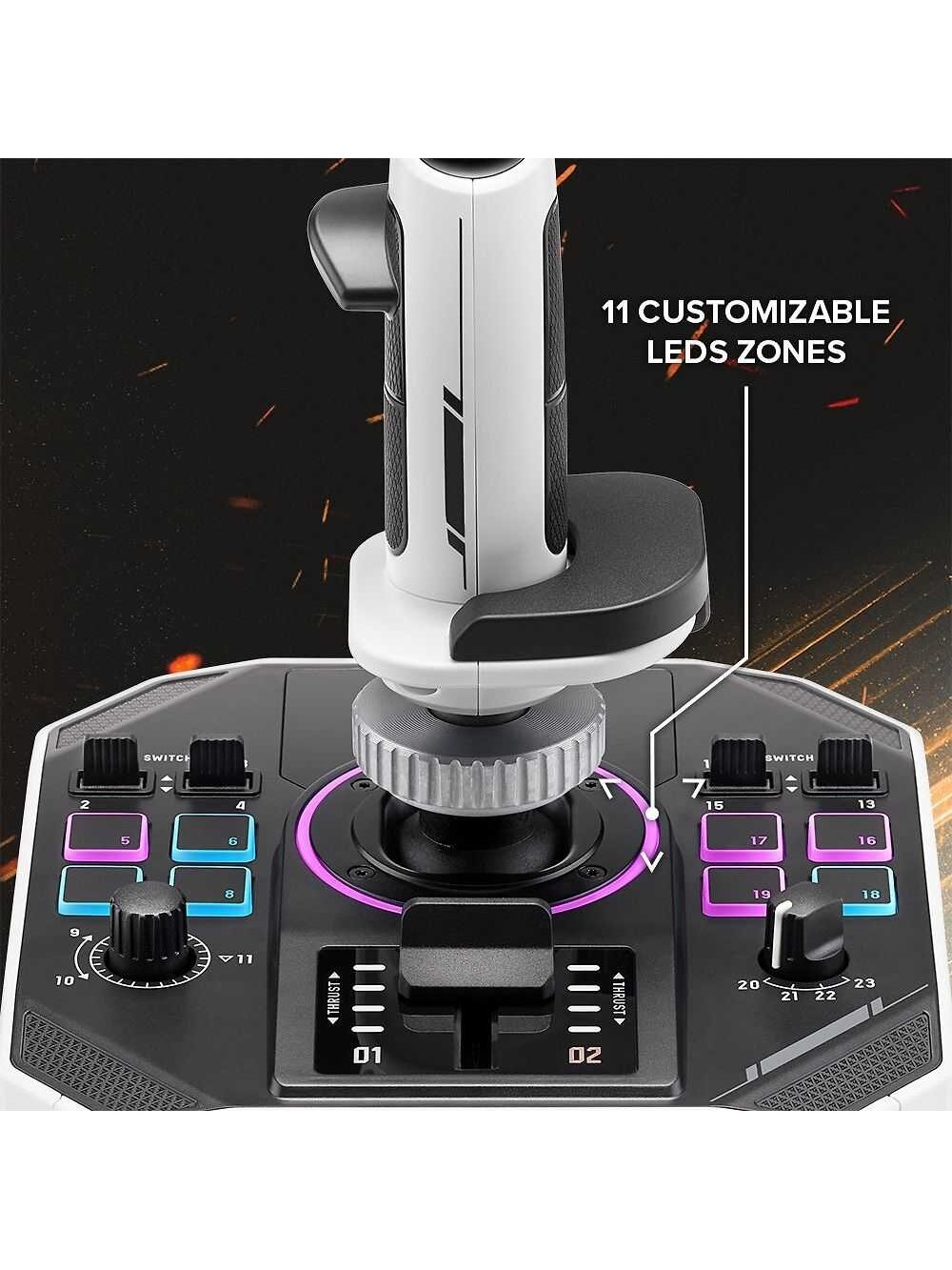 Thrustmaster SOL-R 2 Hosas WW | White/Black 6 Thrustmaster SOL-R 2 Hosas WW | White/Black 6