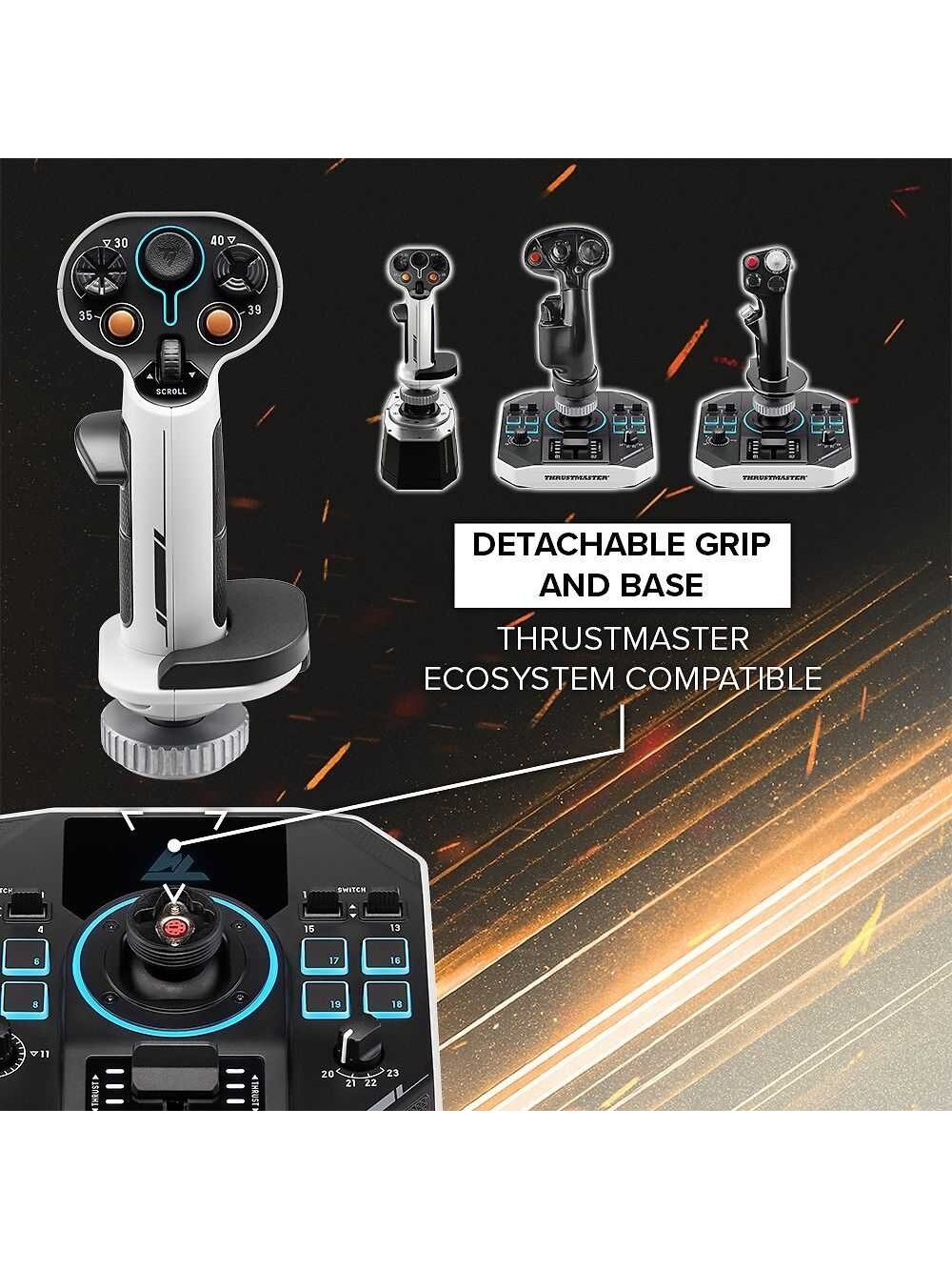 Thrustmaster SOL-R 2 Hosas WW | White/Black 7 Thrustmaster SOL-R 2 Hosas WW | White/Black 7