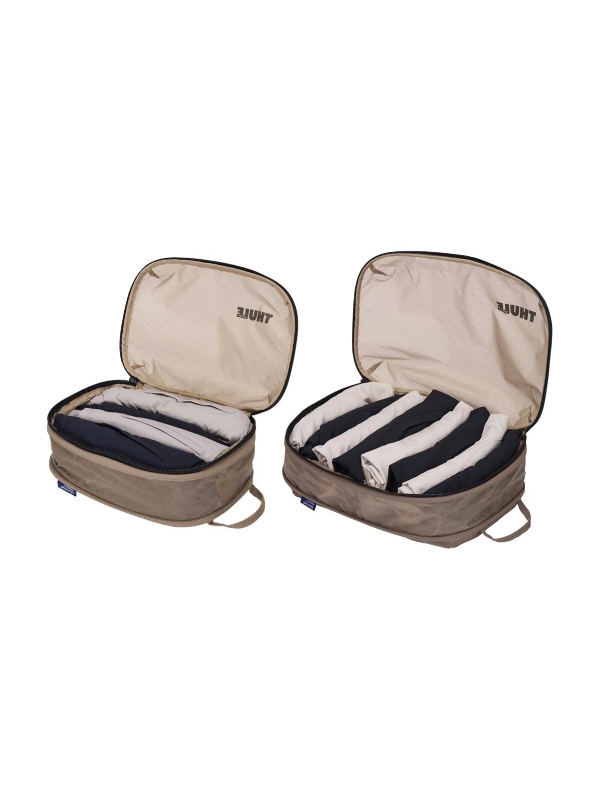 Thule | Compression Cube Set, Small/Medium | Packing Cube | Gentle Beige 4 Thule | Compression Cube Set, Small/Medium | Packing Cube | Gentle Beige 4