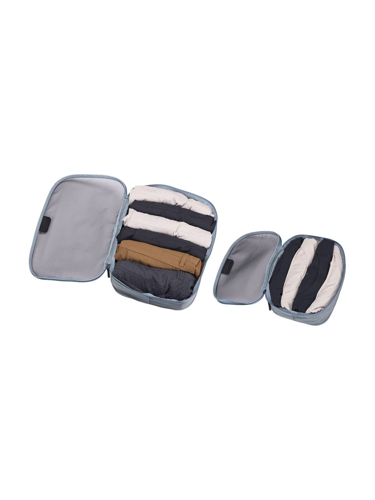 Thule | Packing Cube Set, 1x Medium, 1x Small | Packing Cube | Pond Gray 2