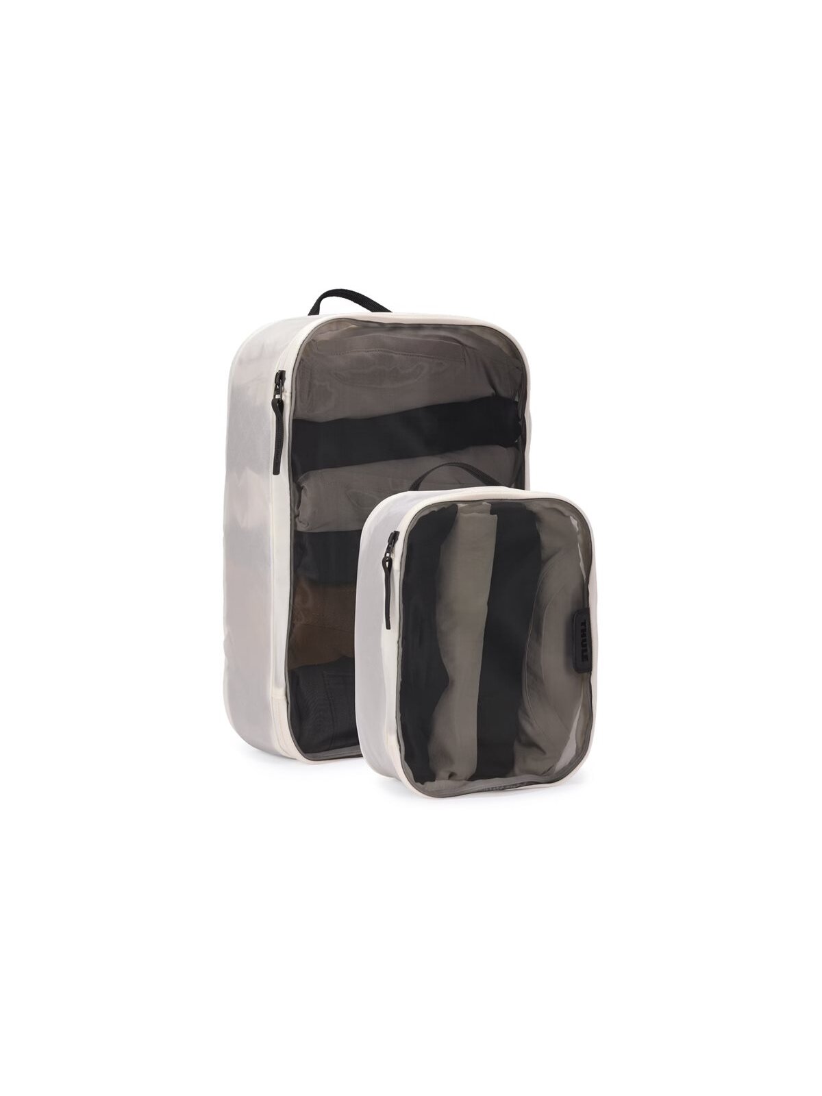 Thule | Packing Cube Set, 1x Medium, 1x Small | Packing Cube | White 1 Thule | Packing Cube Set, 1x Medium, 1x Small | Packing Cube | White 1