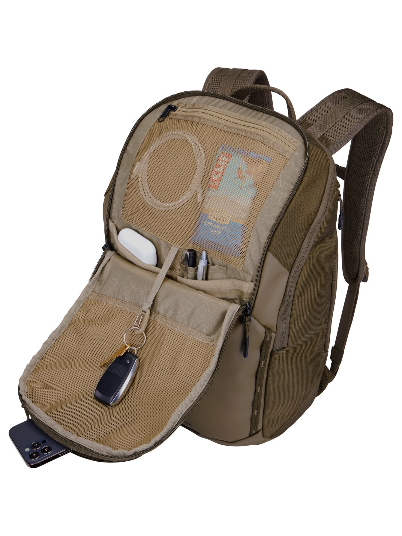Thule | Chasm | Fits up to size 17 " | Backpack | Waterproof | Deep Khaki 2 Thule | Chasm | Fits up to size 17 " | Backpack | Waterproof | Deep Khaki 2