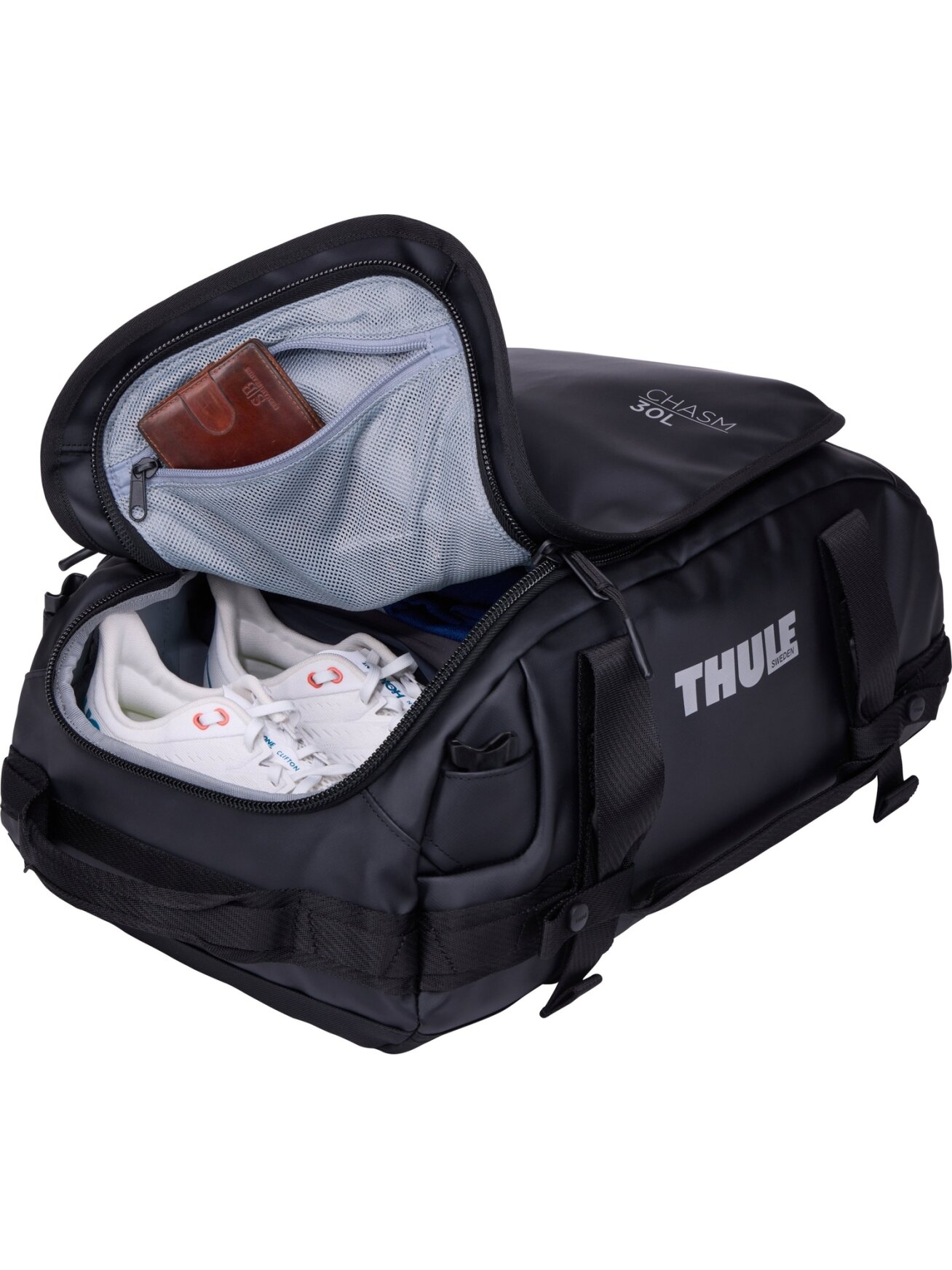 Thule | Duffel Bag, 30L | Chasm | Waterproof | Black 4