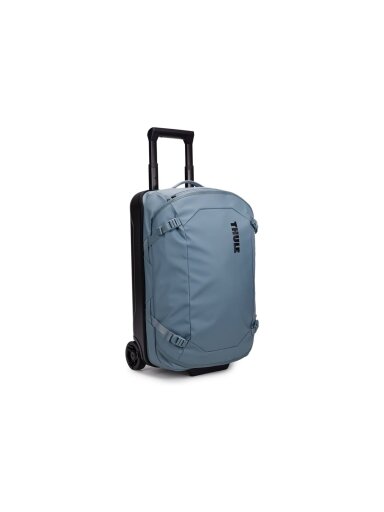 Thule | Carry-on Wheeled Duffel Suitcase, 55cm | Chasm | Luggage | Waterproof | Pond Gray