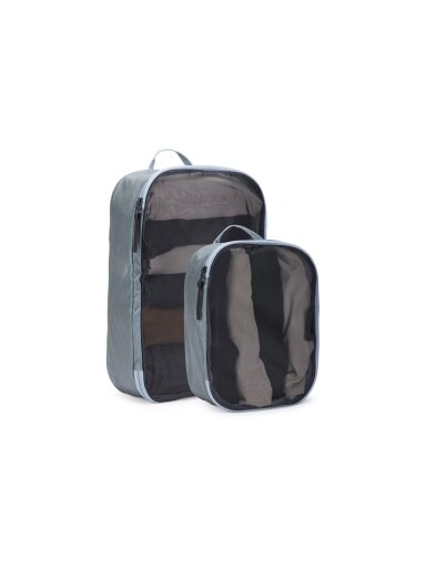 Thule | Packing Cube Set, 1x Medium, 1x Small | Packing Cube | Pond Gray Thule | Packing Cube Set, 1x Medium, 1x Small | Packing Cube | Pond Gray