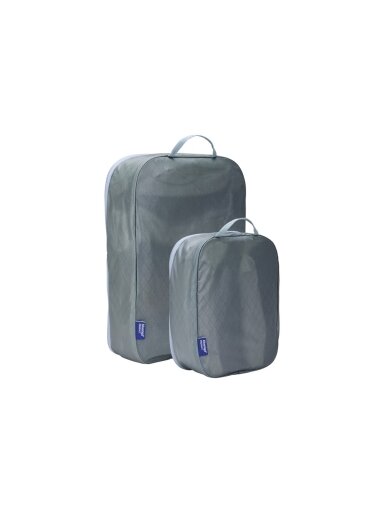 Thule | Packing Cube Set, 1x Medium, 1x Small | Packing Cube | Pond Gray Thule | Packing Cube Set, 1x Medium, 1x Small | Packing Cube | Pond Gray