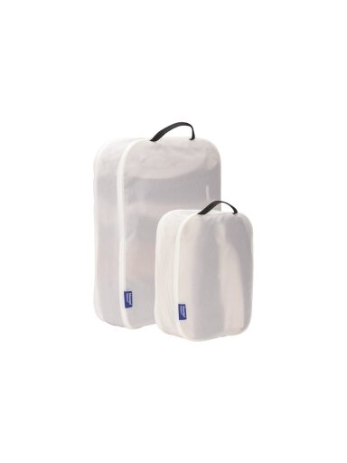 Thule | Packing Cube Set, 1x Medium, 1x Small | Packing Cube | White Thule | Packing Cube Set, 1x Medium, 1x Small | Packing Cube | White