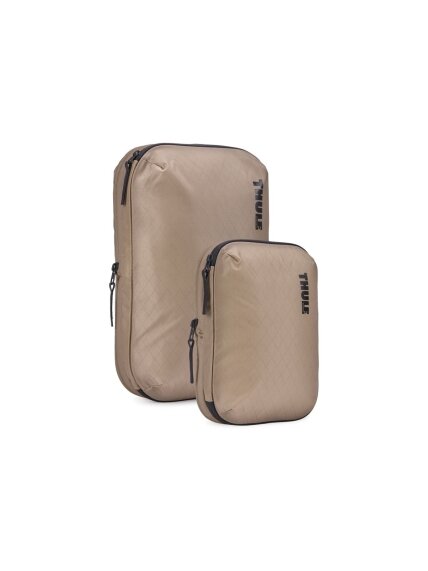 Thule | Compression Cube Set, Small/Medium | Packing Cube | Gentle Beige 3 Thule | Compression Cube Set, Small/Medium | Packing Cube | Gentle Beige 3