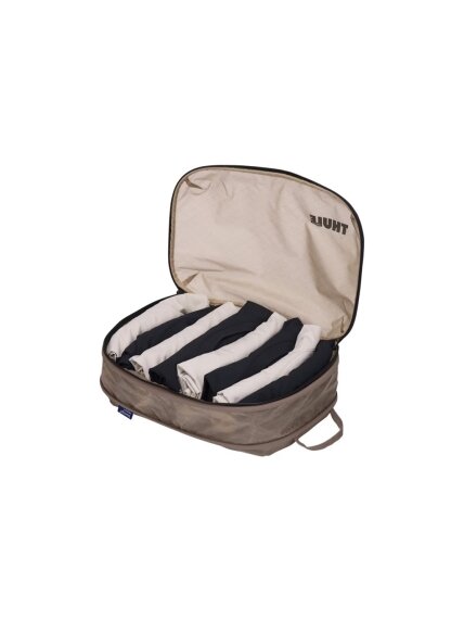 Thule | Compression Packing Cube, Medium | Packing Cube | Gentle Beige 2 Thule | Compression Packing Cube, Medium | Packing Cube | Gentle Beige 2