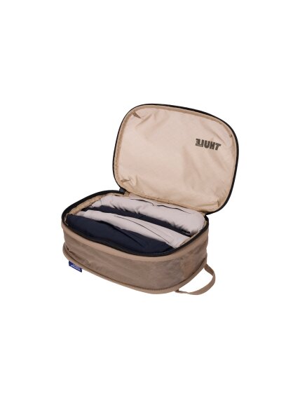 Thule | Compression Packing Cube, Small | Packing Cube | Gentle Beige 4 Thule | Compression Packing Cube, Small | Packing Cube | Gentle Beige 4