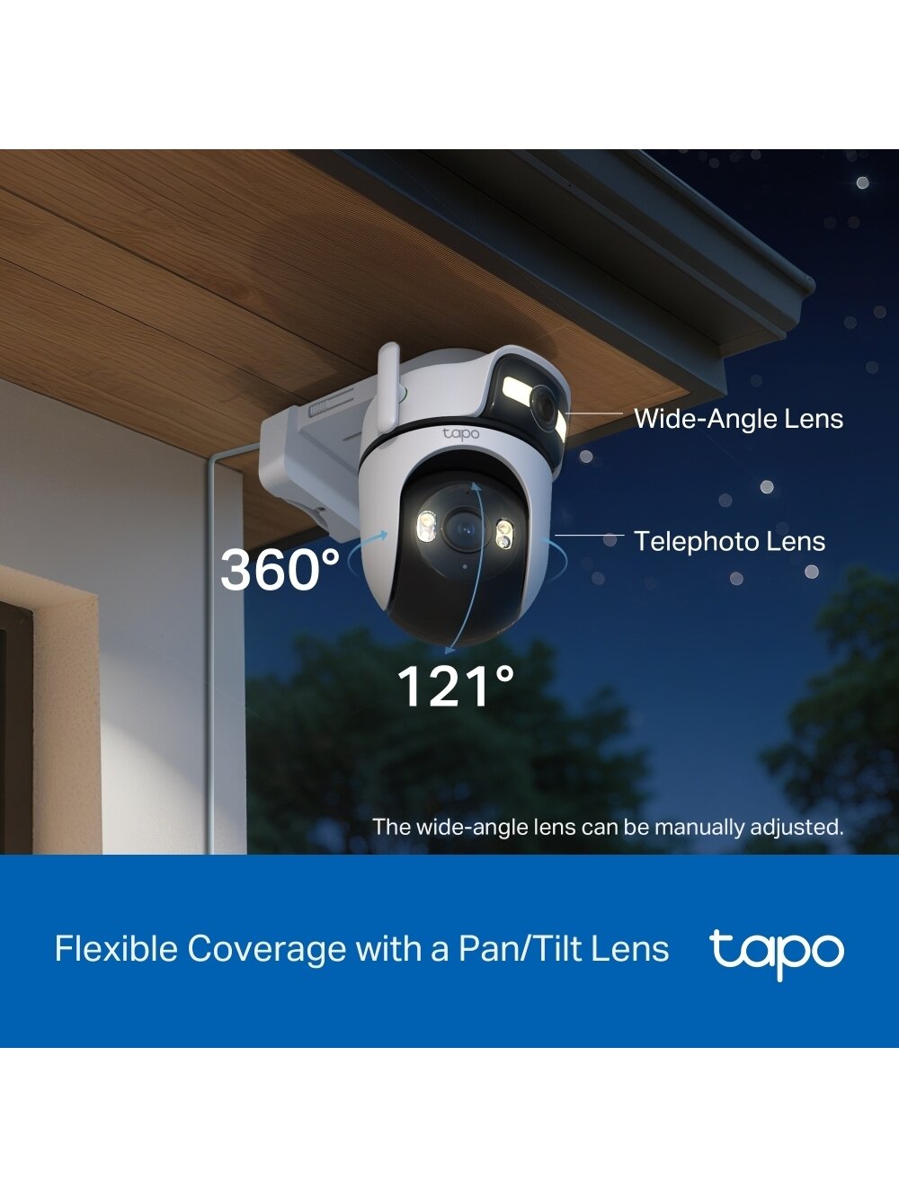 TP-LINK | Dual Lens Security Wi-Fi Camera | Tapo C545D | Dome | 3 MP | 6mm | IP66 | H.264 | MicroSD, up to 512 GB 11 TP-LINK | Dual Lens Security Wi-Fi Camera | Tapo C545D | Dome | 3 MP | 6mm | IP66 | H.264 | MicroSD, up to 512 GB 11