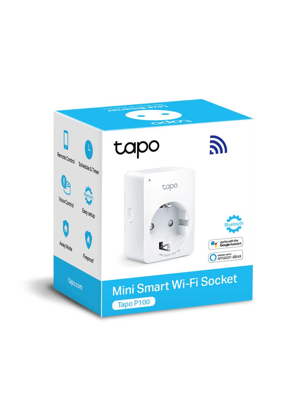 TP-LINK | Mini Smart Wi-Fi Socket | Tapo P100 (1-pack) | White 3 TP-LINK | Mini Smart Wi-Fi Socket | Tapo P100 (1-pack) | White 3