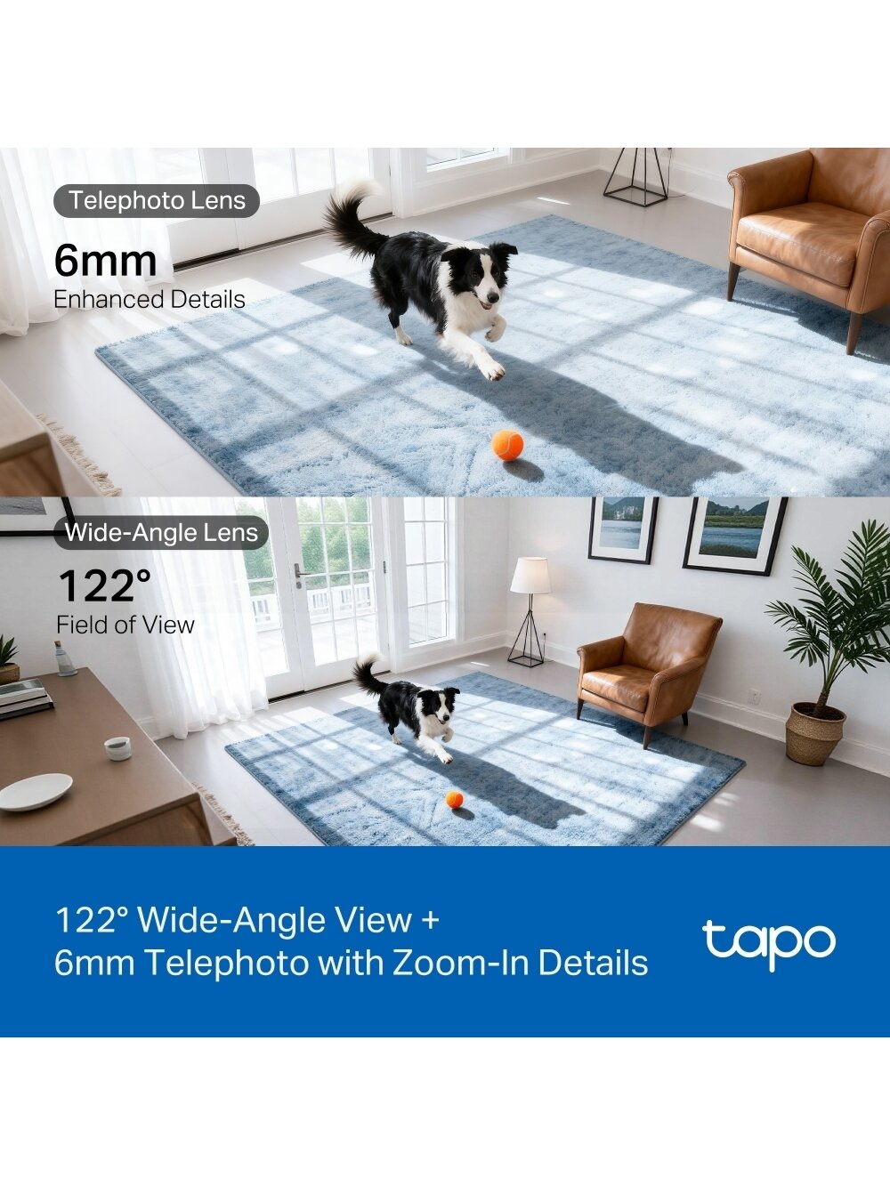TP-LINK Tapo C245D | Dual Lens Pan/Tilt Security Camera | Dome | 3 MP | 3.1mm/F1.6 | MicroSD Card up to 512 GB 4 TP-LINK Tapo C245D | Dual Lens Pan/Tilt Security Camera | Dome | 3 MP | 3.1mm/F1.6 | MicroSD Card up to 512 GB 4