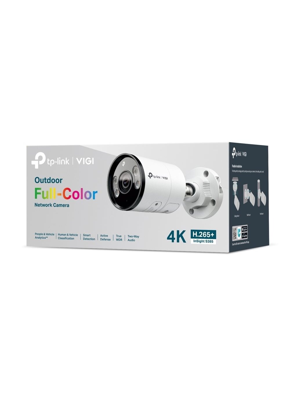 TP-Link InSight S385 VIGI 8MP Outdoor Full-Color Bullet Network Camera 4 TP-Link InSight S385 VIGI 8MP Outdoor Full-Color Bullet Network Camera 4