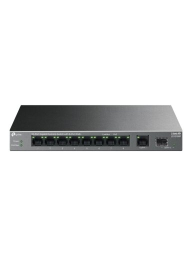 TP-LINK | 10-Port Gigabit Desktop Switch with 8-Port PoE+ | LS1210GP | Unmanaged | Desktop TP-LINK | 10-Port Gigabit Desktop Switch with 8-Port PoE+ | LS1210GP | Unmanaged | Desktop