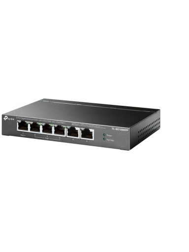TP-LINK | 6-Port Gigabit Switch with 3-Port PoE+ and 1-Port PoE++ | TL-SG1006PP | Unmanaged | Desktop TP-LINK | 6-Port Gigabit Switch with 3-Port PoE+ and 1-Port PoE++ | TL-SG1006PP | Unmanaged | Desktop