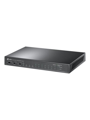 TP-LINK | 8-Port 10/100Mbps + 3-Port Gigabit Desktop Switch with 8-Port PoE+ | LS1008 | Unmanaged | Desktop | Power supply type External