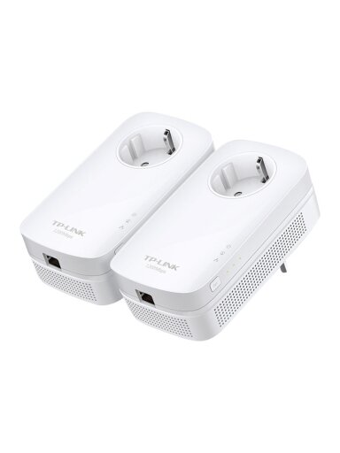 TP-LINK | AV1300 Gigabit Passthrough Powerline Starter Kit | TL-PA8010P KIT | 1300 Mbit/s | Ethernet LAN (RJ-45) ports 1 | No Wi-Fi | Extra socket