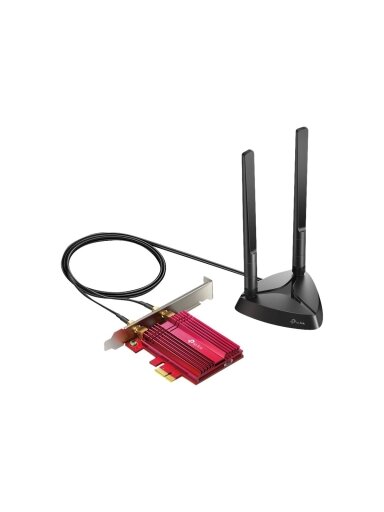 TP-LINK | AX3000 Wi-Fi 6 Bluetooth 5.0 PCIe Adapter | TX3000E | 2.4GHz/5GHz | Antenna type 2xHigh-Gain External Antennas | 574+2402 Mbit/s
