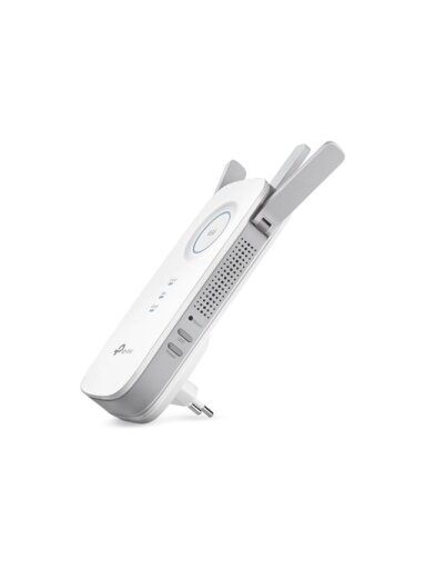 TP-LINK | Extender | RE450 | 802.11ac | 2.4GHz/5GHz | 450+1300 Mbit/s | 10/100/1000 Mbit/s | Ethernet LAN (RJ-45) ports 1 | MU-MiMO No | no PoE | Antenna type 3xExternal