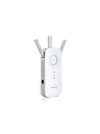 TP-LINK | Extender | RE450 | 802.11ac | 2.4GHz/5GHz | 450+1300 Mbit/s | 10/100/1000 Mbit/s | Ethernet LAN (RJ-45) ports 1 | MU-MiMO No | no PoE | Antenna type 3xExternal