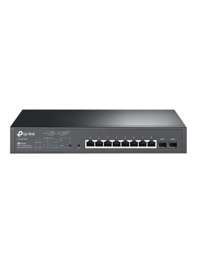 TP-LINK | JetStream 10-Port Gigabit Smart PoE Switch | TL-SG2210MP | Managed L2 | Rackmountable | SFP ports quantity 2 | PoE+ ports quantity 8 | Power supply type Single TP-LINK | JetStream 10-Port Gigabit Smart PoE Switch | TL-SG2210MP | Managed L2 | Rackmountable | SFP ports quantity 2 | PoE+ ports quantity 8 | Power supply type Single