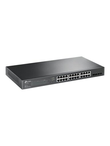 TP-LINK | JetStream 28-Port Gigabit Smart Switch | TL-SG2428P | Web Managed | Rackmountable | SFP ports quantity 4 | PoE+ ports quantity 24 | Power supply type Single TP-LINK | JetStream 28-Port Gigabit Smart Switch | TL-SG2428P | Web Managed | Rackmountable | SFP ports quantity 4 | PoE+ ports quantity 24 | Power supply type Single