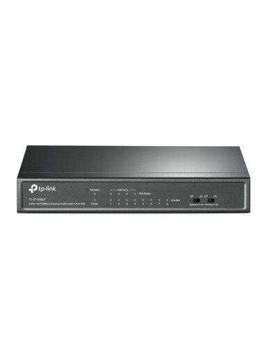 TP-LINK | Switch | TL-SF1008LP | Unmanaged | Desktop | 10/100 Mbps (RJ-45) ports quantity 8 | Power over Ethernet (PoE) ports quantity 4 | Power supply type External TP-LINK | Switch | TL-SF1008LP | Unmanaged | Desktop | 10/100 Mbps (RJ-45) ports quantity 8 | Power over Ethernet (PoE) ports quantity 4 | Power supply type External