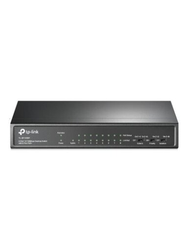TP-LINK | Switch | TL-SF1009P | Unmanaged | Desktop | 10/100 Mbps (RJ-45) ports quantity 9 | PoE+ ports quantity 8 | Power supply type External TP-LINK | Switch | TL-SF1009P | Unmanaged | Desktop | 10/100 Mbps (RJ-45) ports quantity 9 | PoE+ ports quantity 8 | Power supply type External