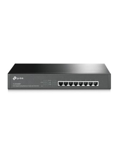 TP-LINK | Switch | TL-SG1008MP | Unmanaged | Desktop/Rackmountable | Gigabit Ethernet (copper) ports quantity 8 | PoE+ ports quantity 8 | Power supply type Single | 36 month(s)