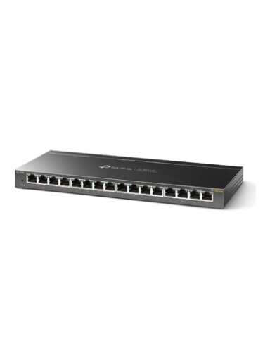 TP-LINK | Switch | TL-SG116E | Web managed | Wall mountable | Gigabit Ethernet (copper) ports quantity 16 | Power supply type External | 36 month(s)