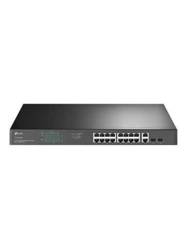 TP-LINK | Switch | TL-SG1218MP | Unmanaged | Rackmountable | 10/100 Mbps (RJ-45) ports quantity 18 | SFP ports quantity 2 | PoE+ ports quantity 16 | Power supply type 100-240VAC, 50-60Hz voltage TP-LINK | Switch | TL-SG1218MP | Unmanaged | Rackmountable | 10/100 Mbps (RJ-45) ports quantity 18 | SFP ports quantity 2 | PoE+ ports quantity 16 | Power supply type 100-240VAC, 50-60Hz voltage
