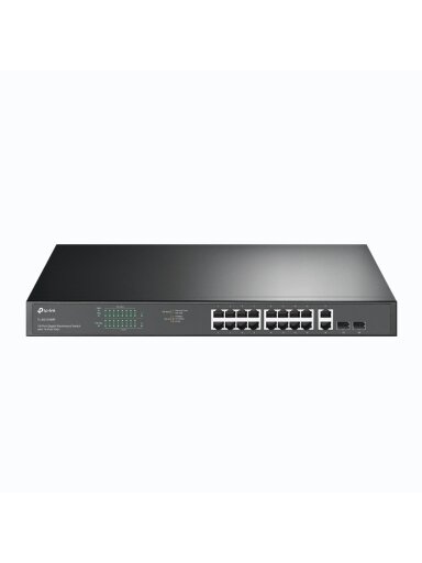 TP-LINK | Switch | TL-SG1218MP | Unmanaged | Rackmountable | 10/100 Mbps (RJ-45) ports quantity 18 | SFP ports quantity 2 | PoE+ ports quantity 16 | Power supply type 100-240VAC, 50-60Hz voltage TP-LINK | Switch | TL-SG1218MP | Unmanaged | Rackmountable | 10/100 Mbps (RJ-45) ports quantity 18 | SFP ports quantity 2 | PoE+ ports quantity 16 | Power supply type 100-240VAC, 50-60Hz voltage
